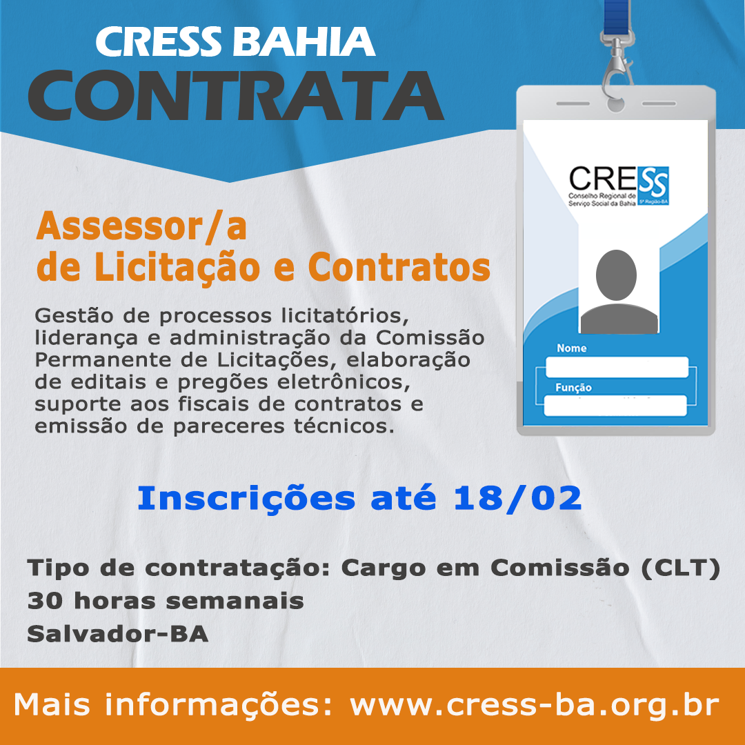 CRESS SC - AVISO DE LICITAÇÃO – TOMADA DE PREÇOS EDITAL