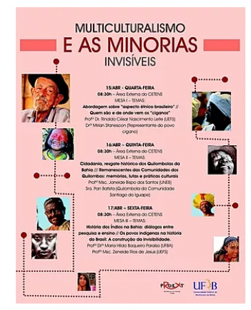 UFRB realizará o evento Multiculturalismo e as Minorias Invisíveis em Feira de Santana
