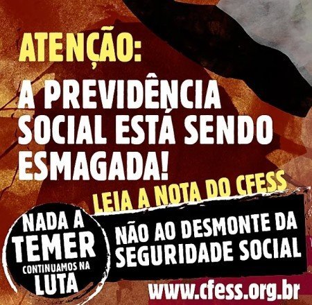 Atenção: o Serviço Social no INSS e a Previdência estão sendo esmagados