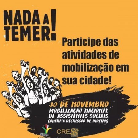 Neste 30 de novembro, participe das atividades de mobilização em sua cidade