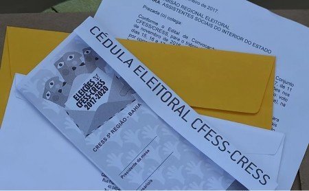 [Eleições CFESS-CRESS 2017/2020] Cédulas Eleitorais já foram encaminhadas para as/os profissionais domiciliadas/os no interior, saiba como votar