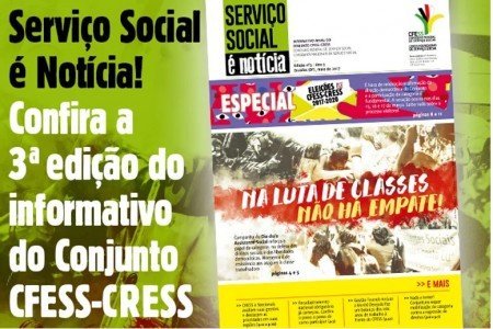 CFESS lança 3ª edição do informativo Serviço Social é Notícia