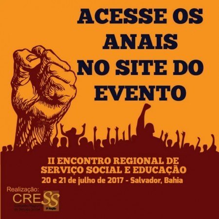 Comissão Organizadora divulga anais do II Encontro Regional de Serviço Social na Educação
