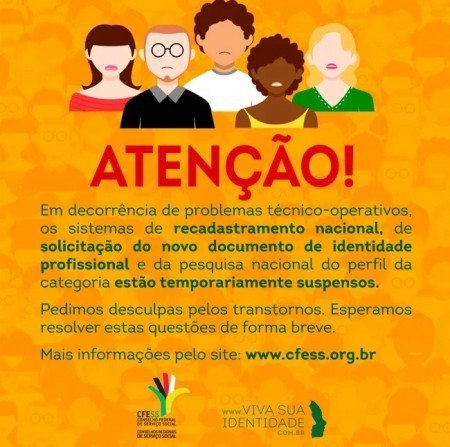 Recadastramento Nacional, Pesquisa do Perfil Profissional e emissão do novo DIP estão suspensos temporariamente