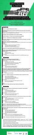 Confira a programação da Oficina Nacional da ABEPSS