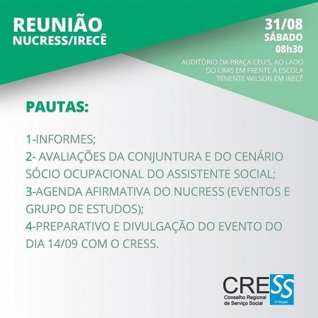 Reunião Nucress- Irecê 