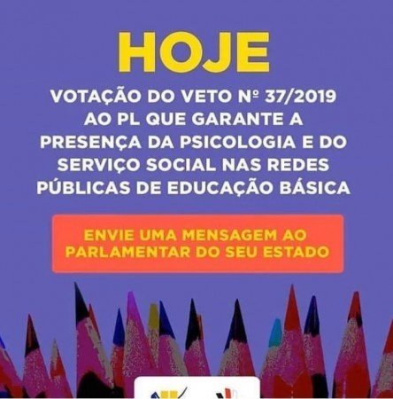 Votação do Veto Nº 37/2019.