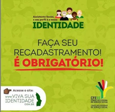 Campanha pesquisa perfil da/o assistente Social e realidade do exercício profissional