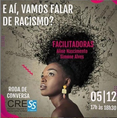 Funcionários do CRESS-BA participam da roda de conversa “E aí, vamos falar de racismo?”