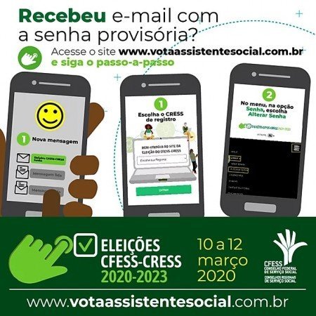 Eleições CFESS-CRESS: confira informações sobre senha provisória para votação  