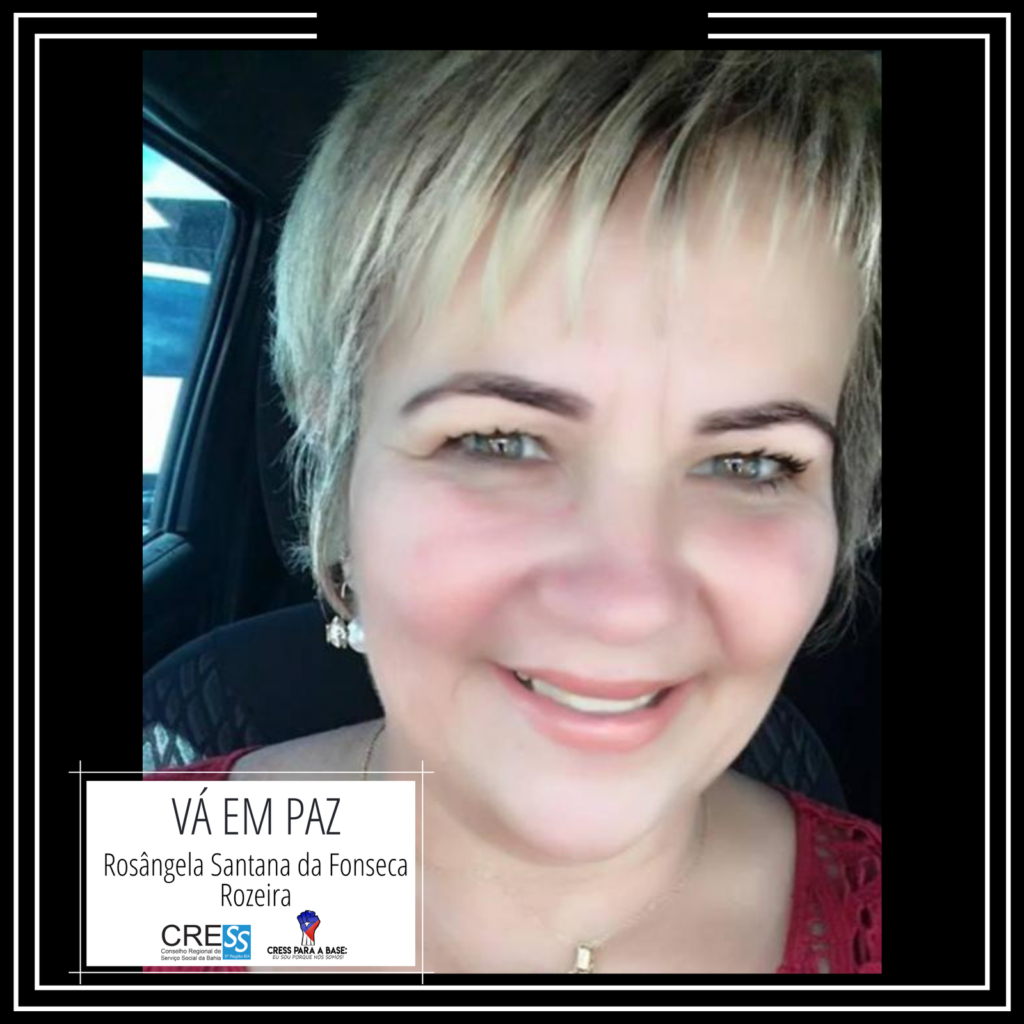 Nota de Pesar – Rosângela Santana da Fonseca Rozeira