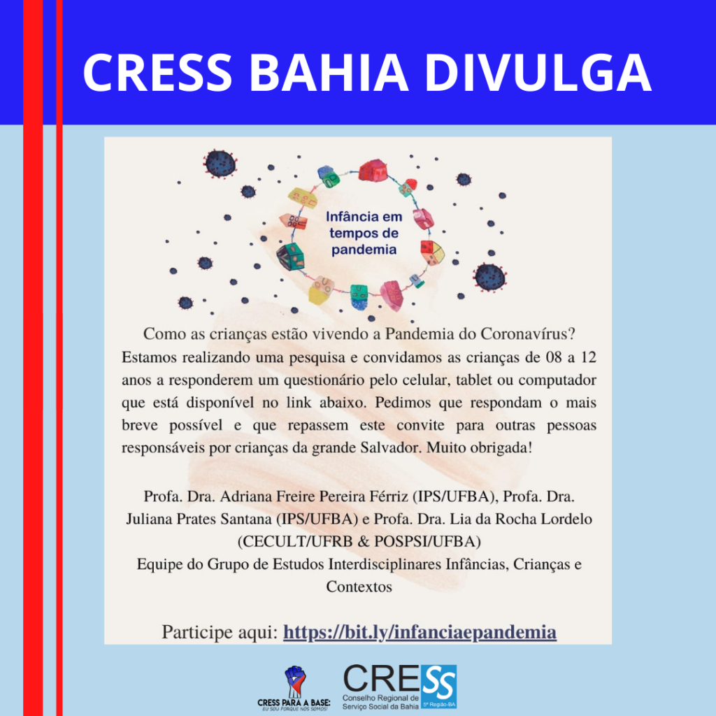 CRESS Bahia divulga!