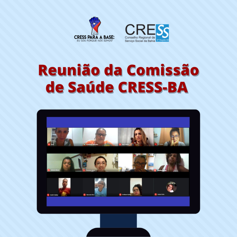 Reunião da Comissão de Saúde CRESS-BA