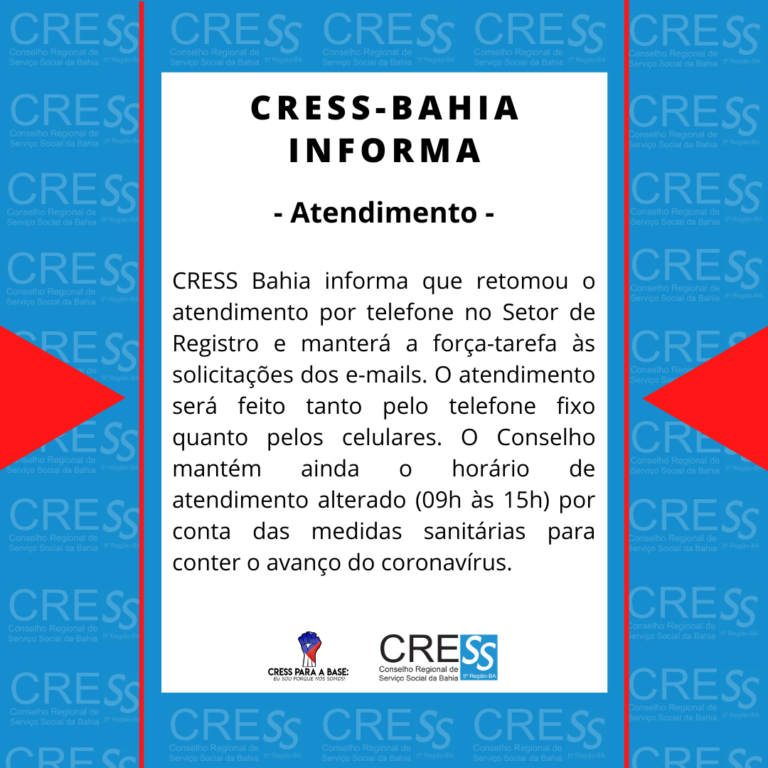 Retomada do atendimento telefônico no Setor de Registro