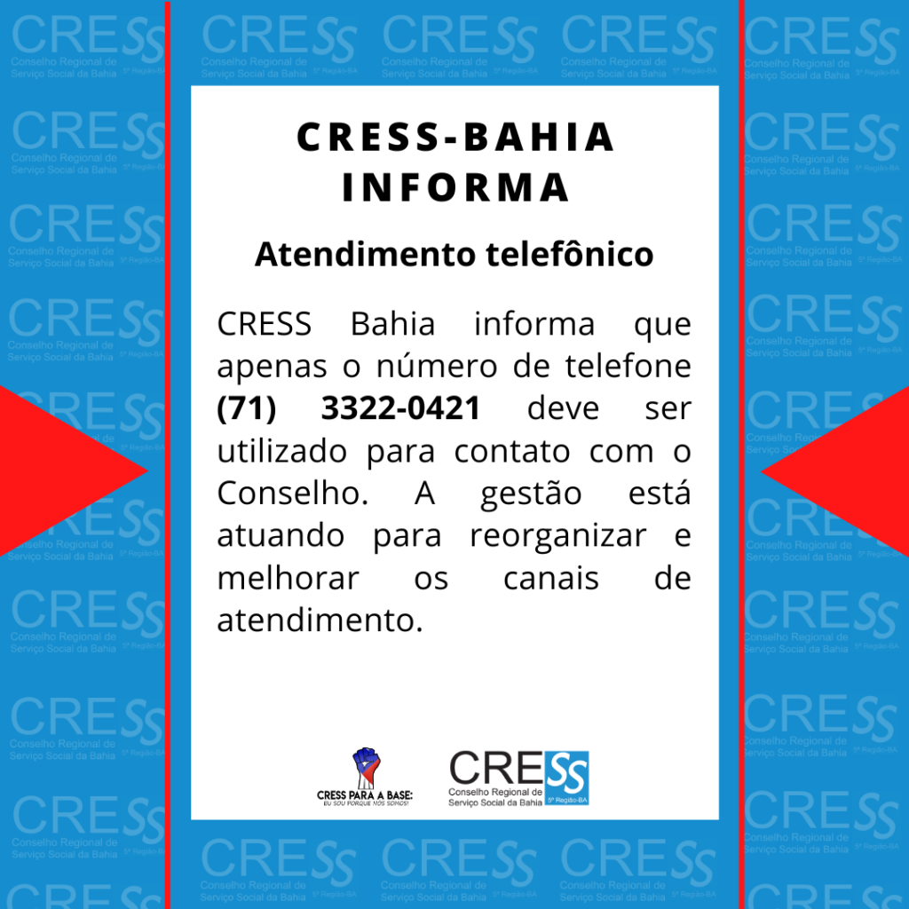 Informativo sobre o atendimento telefônico, confira!