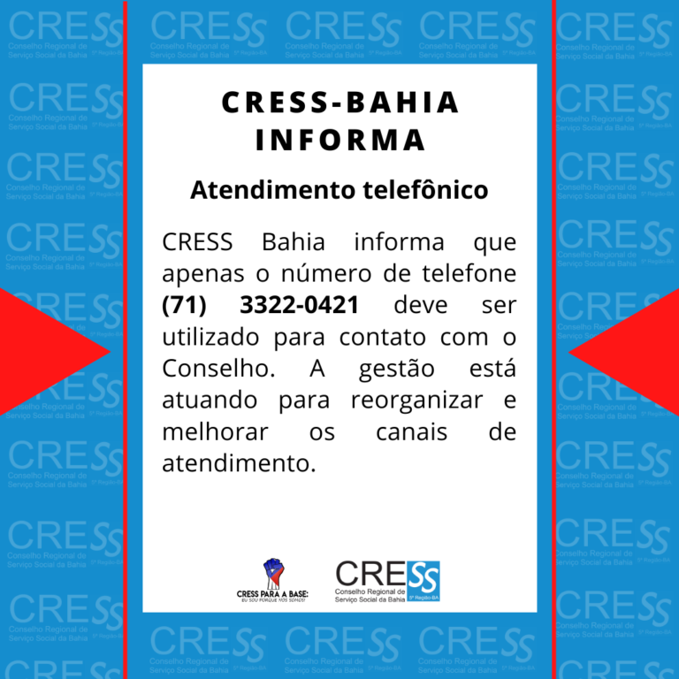 Informativo sobre o atendimento telefônico, confira!
