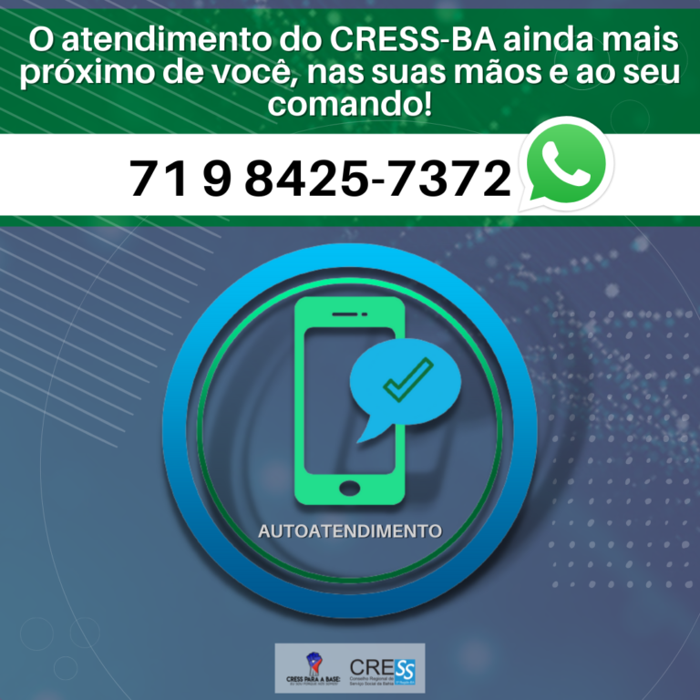 Autoatendimento CRESS-BA, acesse!