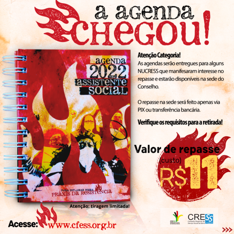As Agendas 2022 já estão disponíveis, confira os requisitos para a retirada!