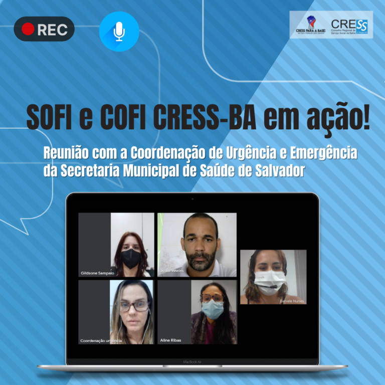 SOFI e COFI CRESS-BA em ação, confira mais uma atividade!