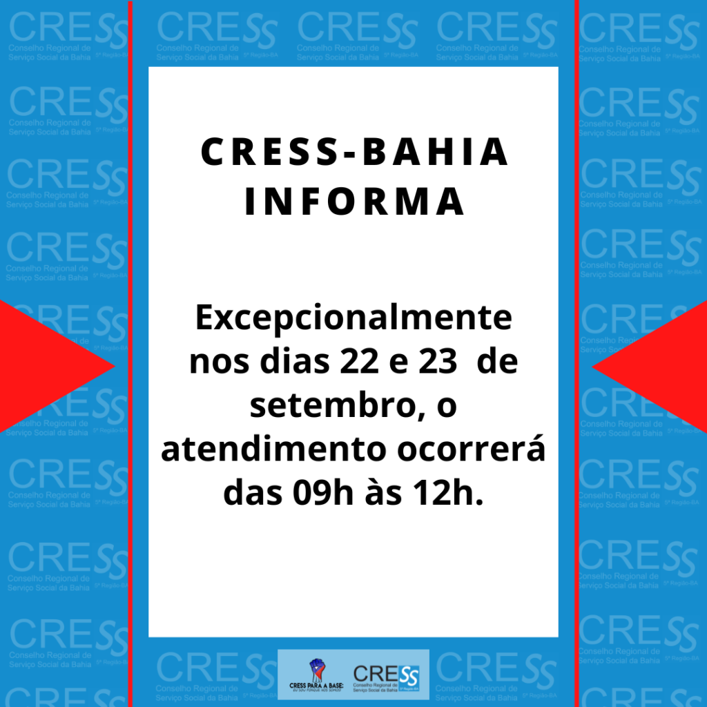 Modificação no horário de atendimento nos dias 22 e 23 de setembro. Agende seu horário!