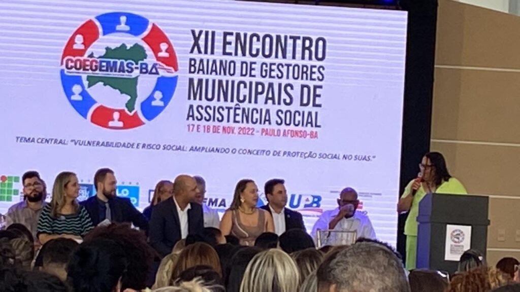 CRESS-BA participa do XII Encontro Estadual de Gestores Municipais de Assistência Social da Bahia