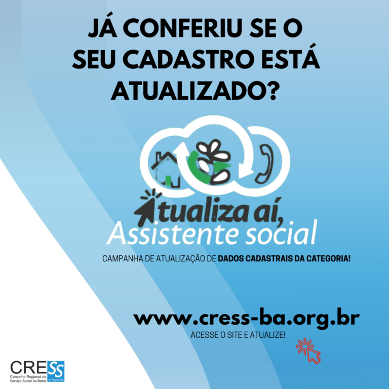 Atualiza aí, Assistente Social: Atualize seus dados e garanta seu direito ao voto!