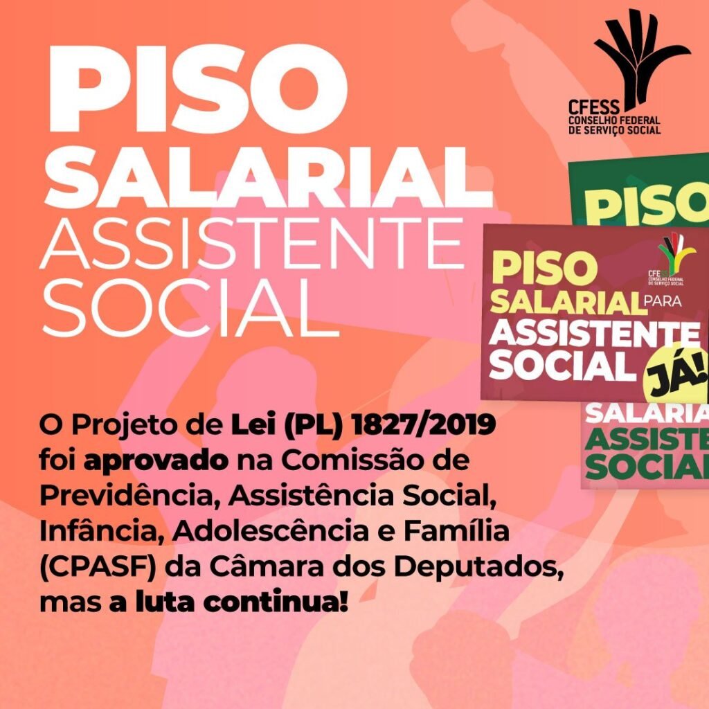 Piso salarial de assistentes sociais é aprovado em comissão da Câmara