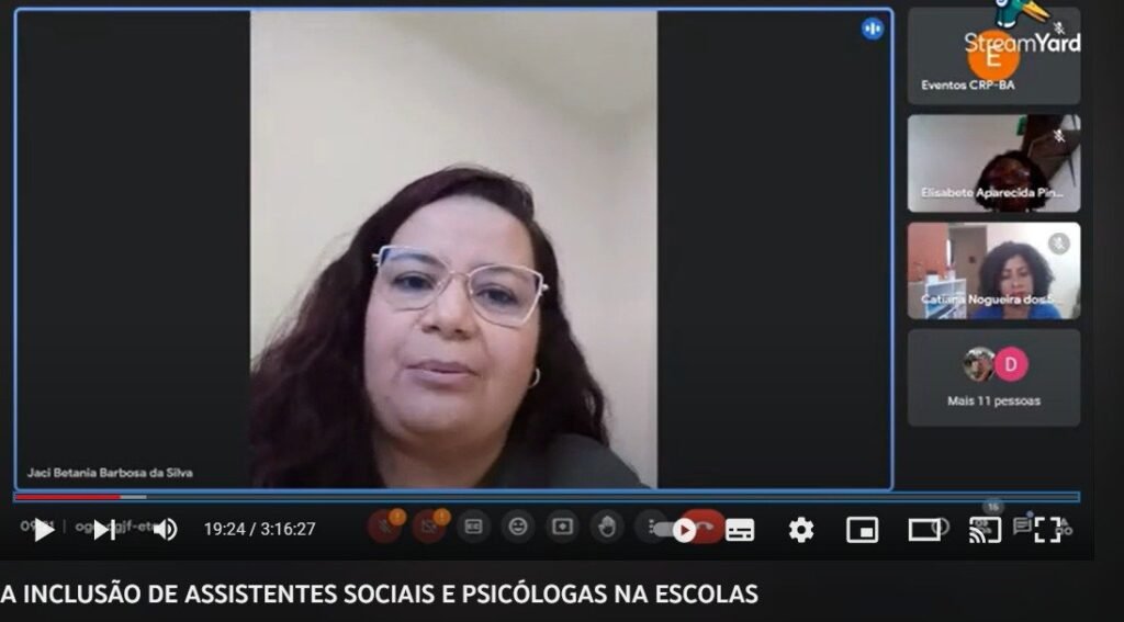 CRESS-BA participa de I Colóquio “A inclusão de Assistentes Sociais e Psicólogas nas escolas”