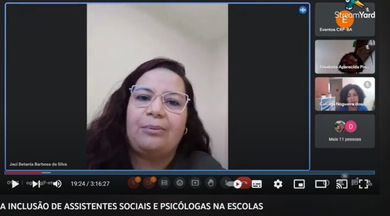 CRESS-BA participa de I Colóquio “A inclusão de Assistentes Sociais e Psicólogas nas escolas”