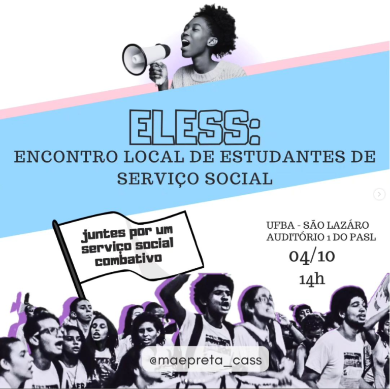 Encontro Local de Estudantes de Serviço Social no dia 04 de outubro