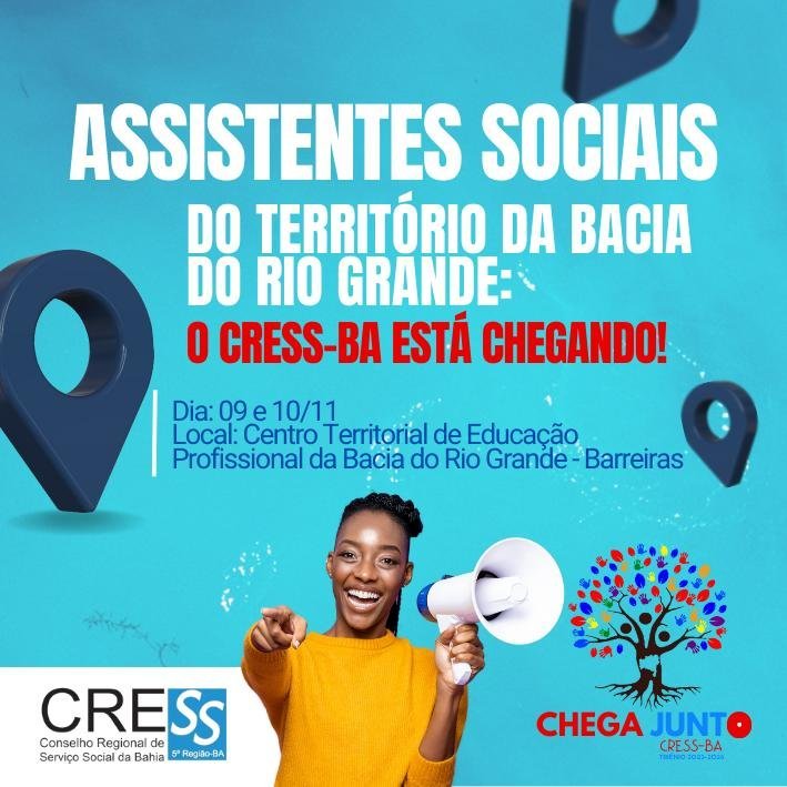 CRESS-BA Chega Junto: gestão ViraMundo levará o Conselho aos interiores do estado