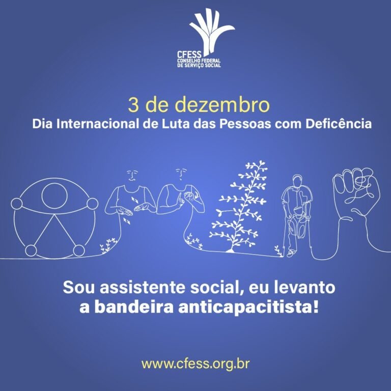 A luta contra o capacitismo é cotidiana no Serviço Social: tem novidade chegando!