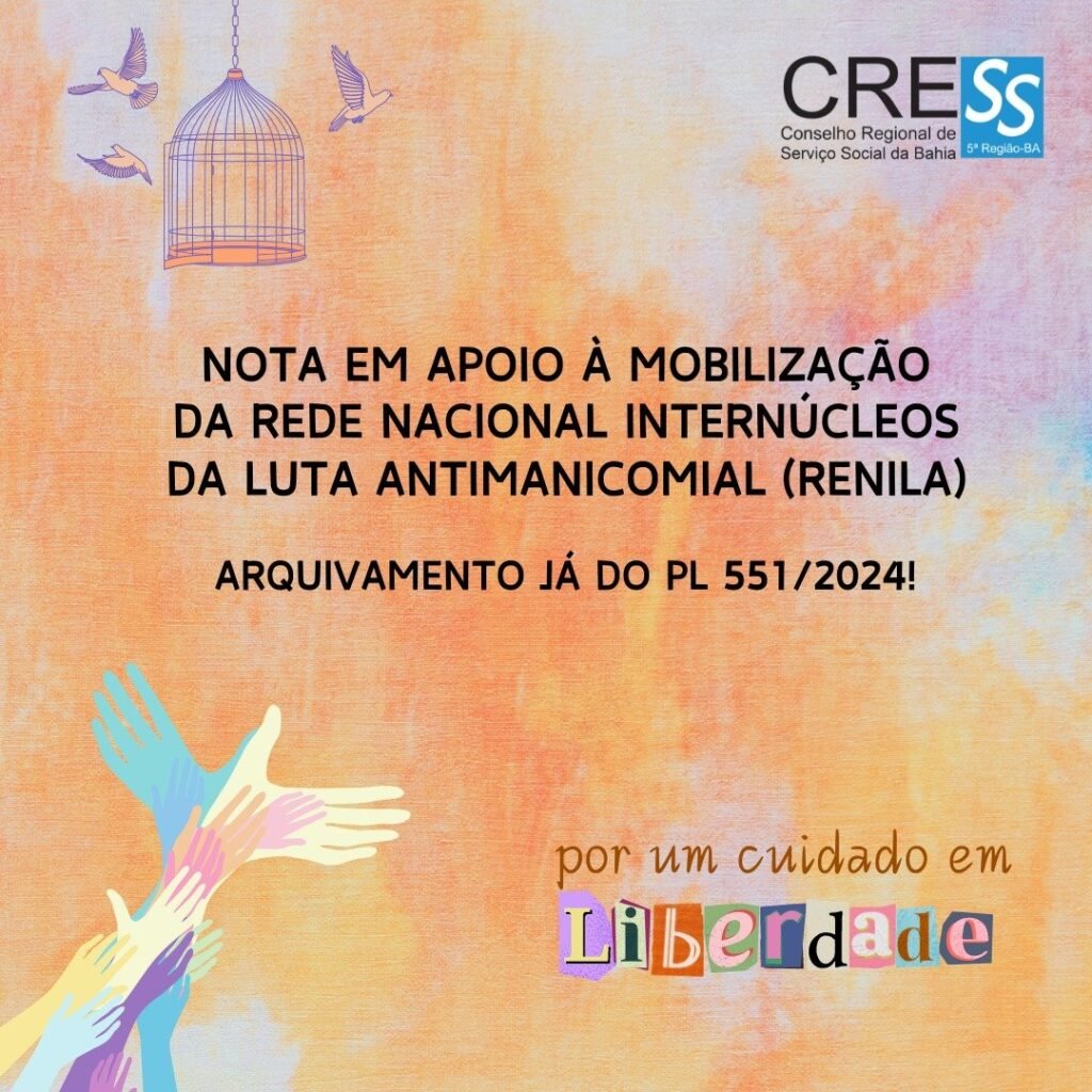 Nota em apoio à mobilização da RENILA pelo arquivamento do PL 551/2024