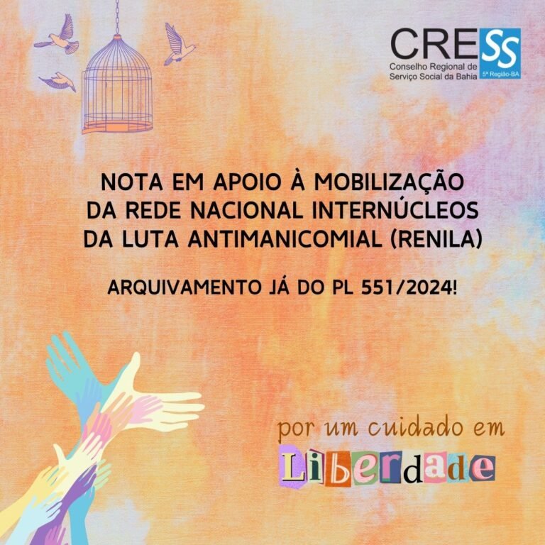 Nota em apoio à mobilização da RENILA pelo arquivamento do PL 551/2024