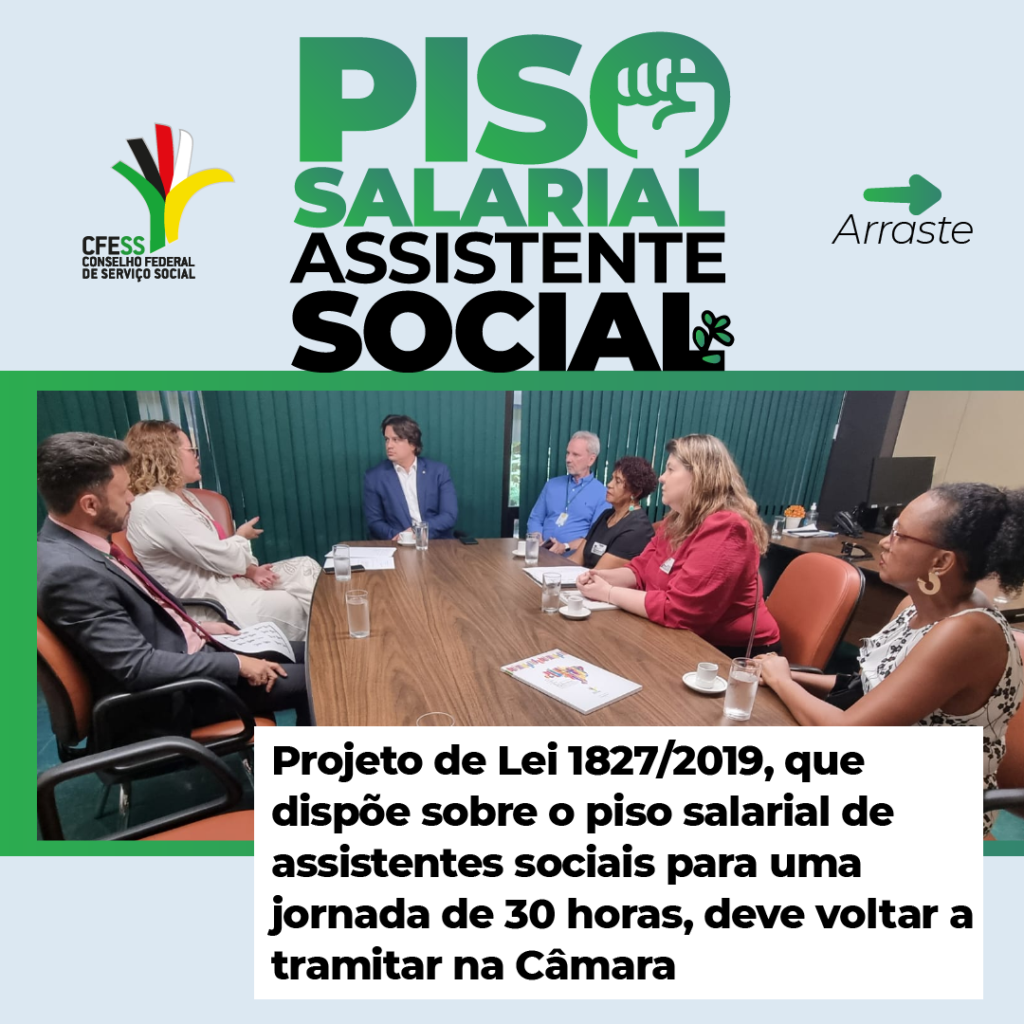 PL Piso Salarial de assistentes sociais deve voltar a tramitar na Câmara