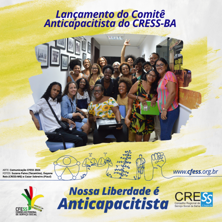 Comitê Anticapacitista do CRESS-BA é lançado abrindo programação do 15 de maio