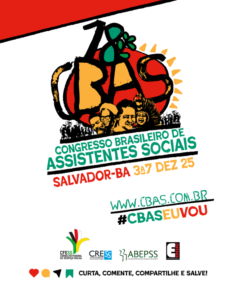 A gente sobe a ladeira por liberdade! Vem aí o 18º CBAS, em Salvador (BA)
