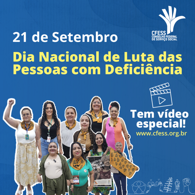 No Dia Nacional de Luta das Pessoas com Deficiência, CFESS lança vídeo especial com assistentes sociais