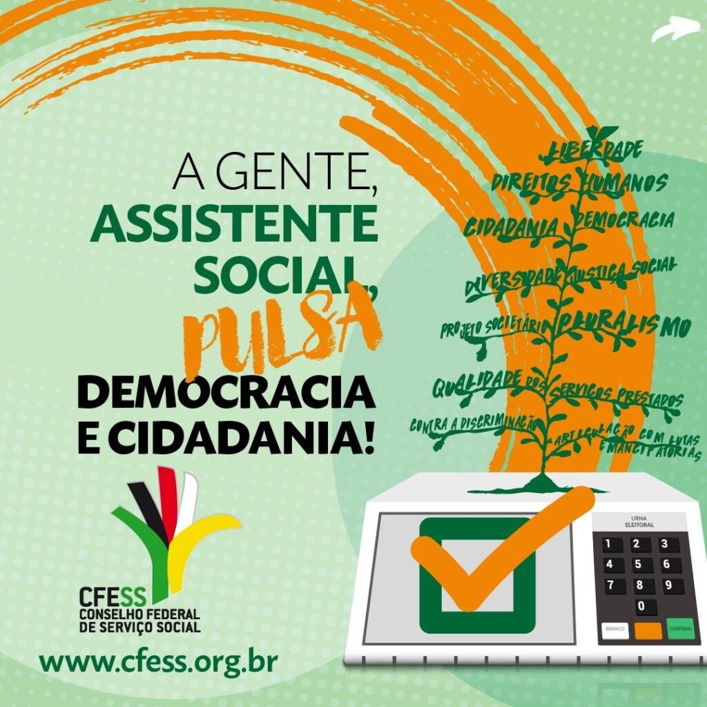Nas eleições, assistente social tem compromisso com a democracia e com a defesa de direitos