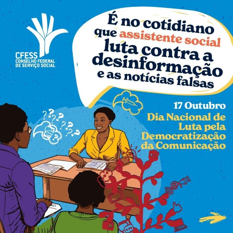 Assistente social também luta contra a desinformação e as notícias falsas