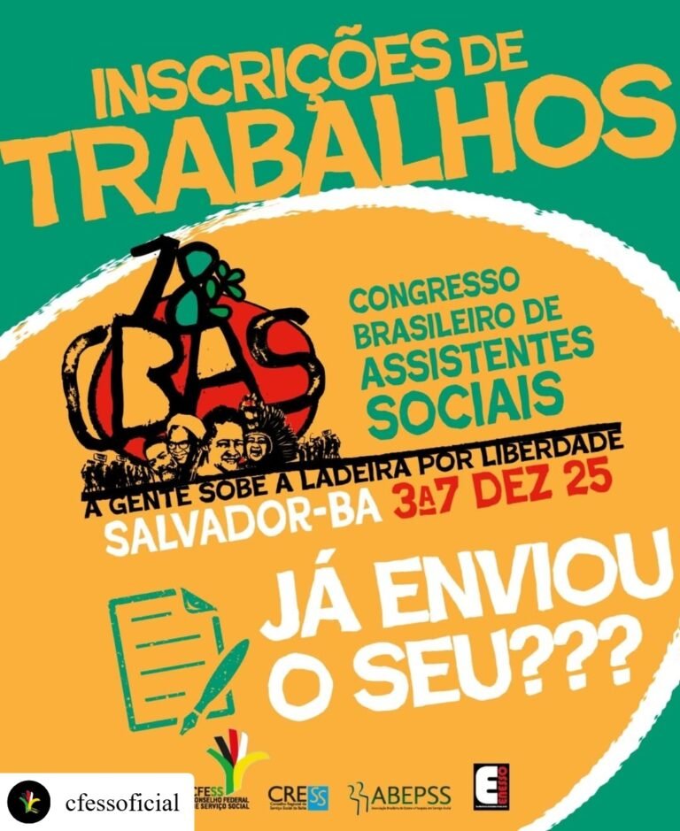 Chega junto no CBAS: envie seu trabalho e participe!