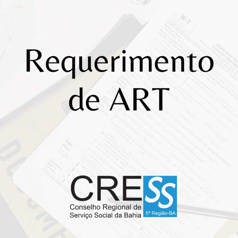 Questionário para requerimento de Anotação de Responsabilidade Técnica