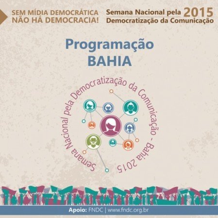 Vem aí a Semana pela Democratização da Comunicação, de 14 a 21 de outubro