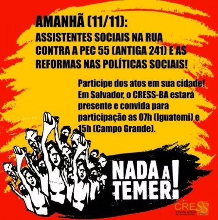 Roda de conversa do Eixo de Ética e Direitos Humanos debaterá a conjuntura em novembro no CRESS-BA 