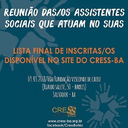 Cress-BA no 48º Encontro Nacional do Conjunto CFESS-CRES