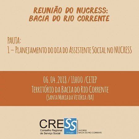 Participem da Reunião de Assistência Social!