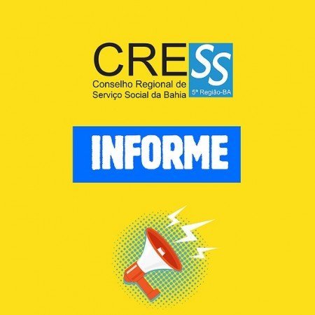 CRESS Bahia divulga: Encontro Estadual de Assistentes Sociais do Serviço Social e da Reabilitação Profissional DO INSS – Bahia.  