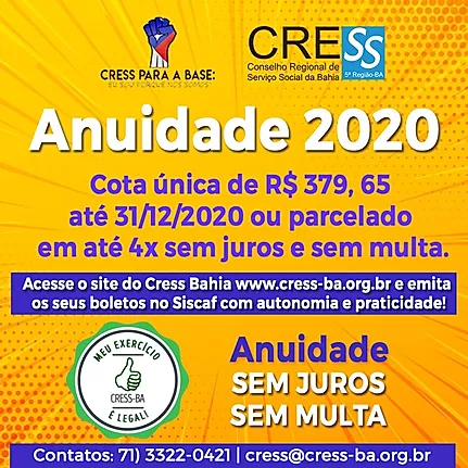 Nota de repúdio – CRESS BA repudia o pronunciamento do ex candidato à Prefeitura de Conceição do Almeida