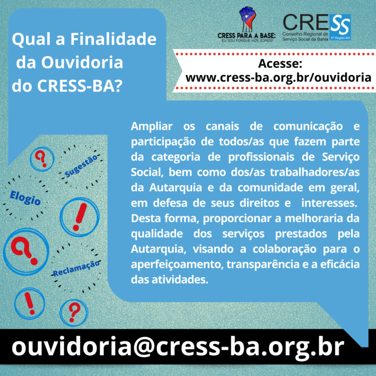 Orientação à categoria: alteração na composição da Diretoria CRESS-BA na Gestão CRESS Para Base – Triênio 2020/2023