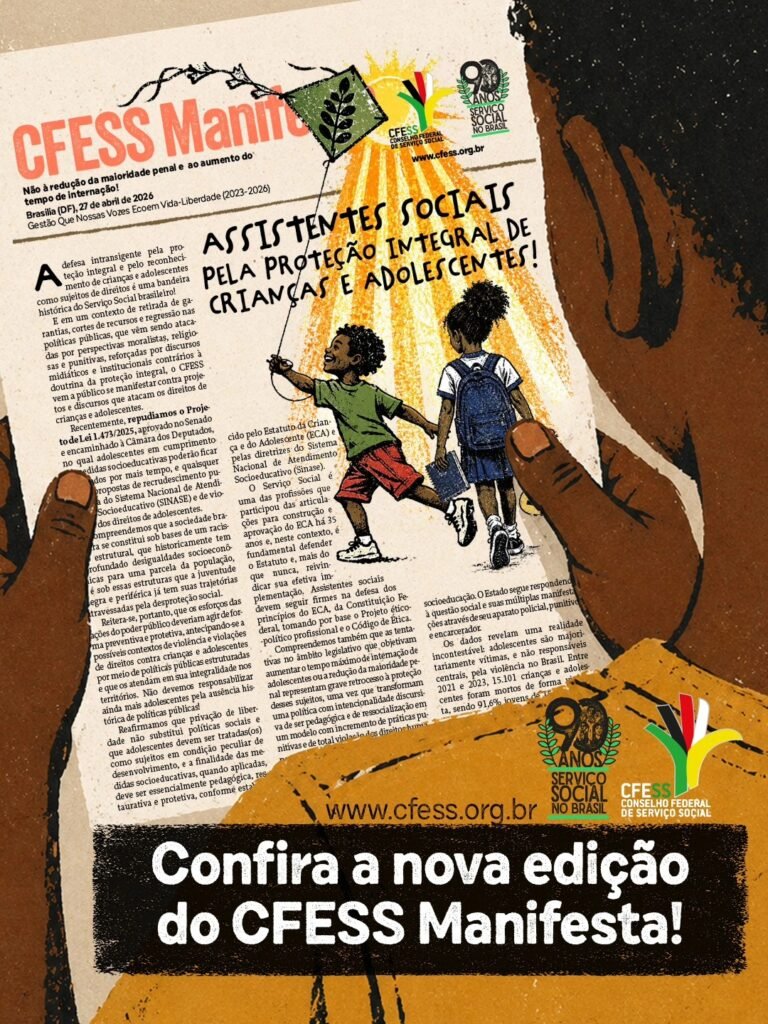 CFESS reafirma posicionamento contra retrocessos nos direitos de crianças e adolescentes e reforça defesa da proteção integral